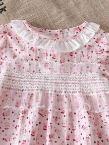 3pcs/Set Baby Girls' Fashionable Princess Dress, Pants And Headband Set, Long Sleeve, Spring/Autumn