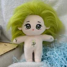 1pc/20cm Human Doll/Celebrity Doll/DIY Plush Doll - Requires You To Dress Up The Doll/Put On The Clothes You Made For Her - Can Be Used As A Wedding, Birthday Gift Or Collectible - Multicolor - View 14