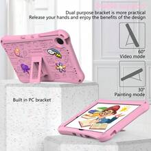 Durable Drop-Proof EVA Tablet Case With Stand Compatible With IPad Redmi For Galaxy Tab A9/A7 Lite/A 8.0/A11/A11 Plus/A9 Plus/Redmi Pad SE 11/IPad A16 11-Inch) (Tablet Not Included) - Pink - View 4