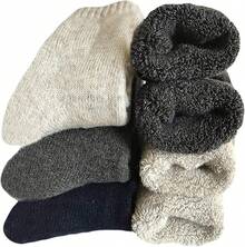 Calcetines térmicos de lana grueso de invierno merino para hombre, suaves, cálidos y cálidos(Paquete de 3/5) - Multi1-5pack-super grueso - Ver 10