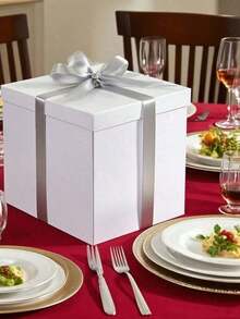 Dandan Back Toschool Large Gift Box , Black Gift Box For Gifts, Birthday Gift Box, Gift Box For Packaging, Valentine's Day, Mother's Day, Christmas, Anniversary-Proposal Gifts(White)