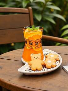 奢华咖啡杯套装 - 镀金郁金香玻璃杯和陶瓷碟，黑色茶杯，浪漫下午茶套装，适合茶会、礼品、乔迁之喜、婚礼，2 件套 - 彩色 - 查看 9