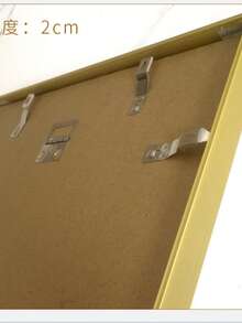 Modern tunn fotoram i aluminium 30x40cm A4 40x60cm, ramlös metallram med smal kant, tunn, rostbeständig metallram för affischer, canvas och certifikat, modernt hem, bröllopsfotodisplay, väggkonst i studio, företagsprisram, kontorsgalleridekor (guld/silver/roséguld/svart) - Multifärgad - Visa 4