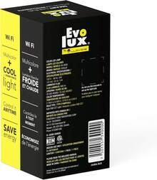 Evolux by Lloyd's Foco LED Inteligente, WiFi A19, Configuración Automática, Redes de 2.4 GHz, Dimmeable, Compatible con Alexa, Multicolor + Luz Blanca Fría y Cálida - 1 - Ver 11