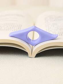 压书器学生亚克力书签单手手指书托学生阅读器手持阅读神器辅助器 - 彩色 - 查看 17