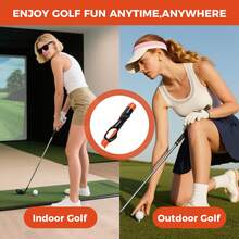 [Christmas And Thanksgiving Day]SKLZ Golf Grip Trainer - Enhance Grip Strength, Precision, And Swing Technique For Superior Golf Performance, Ideal For All Levels Of Play - 橘色 - 查看 8