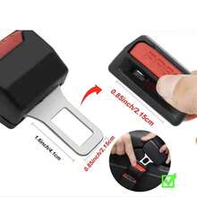 2 Stücke Gurtschloss Halter, Silikon Auto Rücksitz Gurtschloss Booster um die Aufnahme aufrecht stehen zu lassen für einfachen Zugriff, universeller Fahrzeug Gurtschloss für Kinder