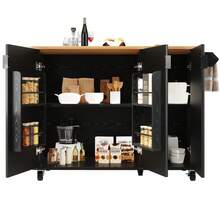 Storage Islands & Carts - Black + MDF - View 6