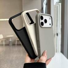 17 Pro Max/17/16 Pro Max/16 Pro/16/15 Pro Max/15/14/13/12 Take Time Out From Your Life With A Silhouette And Yellow Figure Design On Black Background PhoneCase - Negro - Ver 2