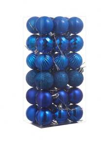 Hộp 36 quả bóng Giáng sinh nhân tạo, đồ trang trí cây thông Noel, thích hợp cho các buổi tụ họp lễ hội, tiệc Giáng sinh, vòng hoa, cây thông để bàn, đồ trang trí tiệc sinh nhật, đồ trang trí trung tâm mua sắm, địa điểm tổ chức đám cưới, lễ đón tiếp, sự kiện tốt nghiệp. Nhiều màu sắc, kích thước 1,57 inch - Nhiều màu - Xem 15