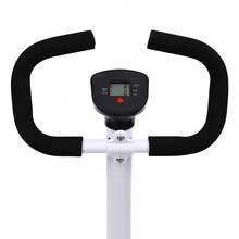 Blue & White Fitness Stepper Machine With Handlebars, Adjustable Resistance Home Stepper With Base & Stability Bars For Low Impact Cardio - Blue and White - View 10