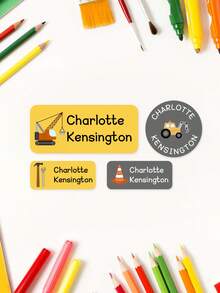 Custom Daycare Labels | Labels | School Supply Stickers | Waterproof Labels | Personalized Name Labels Back To School, Custom Name Labels, Waterproof Name Sticker Label Vinyl, Name Tags School Labels, Daycare Labels, Camp Labels