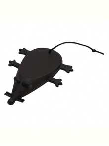 1 Stück mausförmiger Silikon Baby Türstopper, Kindersicherheits Türstopper Kissen - süßer Cartoon Gummi Türstopper mit rutschfestem Design, verhindert Fingerklemmen, Wohnaccessoire