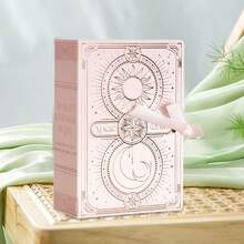 Set de 5 cajas de regalo con estilo de libro creativo, caja de regalo con forma de libro simple, ideal para regalos de boda/cumpleaños, almacenamiento de chocolates, galletas y dulces, tarjetas de boda y chucherías de fiesta, perfecto para decoración de fiestas de Navidad y Año Nuevo