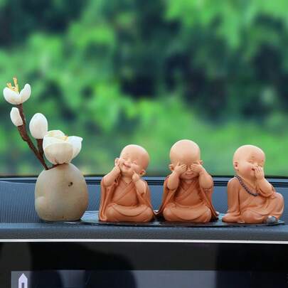 Little Monk Aromatherapy Gypsum Candle Silicone Mold Buddha Statue Ornament Epoxy Mold Aromatherapy Gypsum Candle Resin Silicone Mold - Thanksgiving Gifts/Christmas Gifts, Halloween Gifts, Easter Gifts, Valentine's Day Gifts/Birthday Gifts/Home Decoration