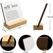 Mtrgdn Wine Signs For Home Decor,Inspirational Desk Decor,Kitchen Decor Bread Salt Wine Wooden Sign Desk Decor For Farmhouse Home Kitchen Table Shelf Decoration, Housewarming Gifts For Woman - Inspirational 12 - View 5