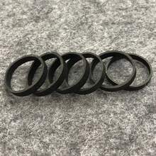 100个2.8厘米/1.1英寸黑色O型圈橡皮筋，高弹力伸缩橡皮筋，办公厨房松紧带固定配件，乳胶带 - 黑色 - 查看 3