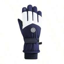 زوج من القفازات الدافئة للخارج للدراجة والتنزه والتزلج، مناسبة للخريف والشتاء