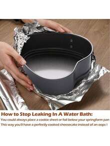 Moule à ressort en forme de cœur antiadhésif, moule à gâteau en forme de cœur large, cuisson de la Saint-Valentin