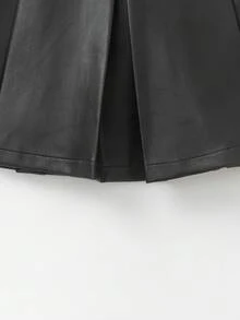 Balabala Girls Autumn Winter Skirt, Pleated Mini Skirt, Versatile & Stylish Tween Girl Wear - Black Tone - View 6