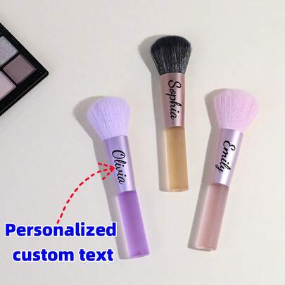 Pincel de maquillaje personalizado y a medida, multifuncional, para viajes, con degradado, súper suave, para rubor