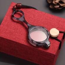 1 Portable Folding Magnifying Glass Pendant Necklace - Floral Theme, Lightweight, With 200° Lens, No Batteries Required, Odorless, Resin Frame, Suitable For Men And Women, Can Be Used As An Accessory For Presbyopia.Retro Glasses Jewelry With Cord, Portable And Quick To Use, Durable Plastic Accessories, Suitable For Parties, Holidays, Birthday Gifts, Party Accessories, Decorative Accessories, And Fashion Enthusiasts.