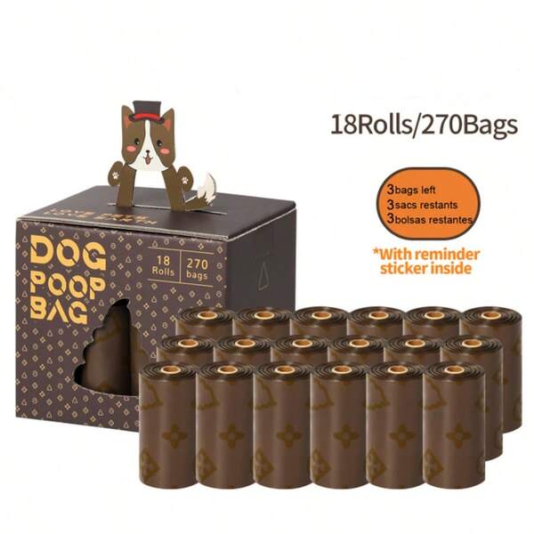 De 4 a 10 sacos para coleta de dejetos de animais de estimação com fragrância suave - Estes sacos são grossos, à prova de vazamentos e duráveis. São projetados especificamente para dejetos de cães e vêm com adesivos de lembrete e dispensadores adicionais. São perfeitos para a limpeza de animais de estimação de pequeno porte.