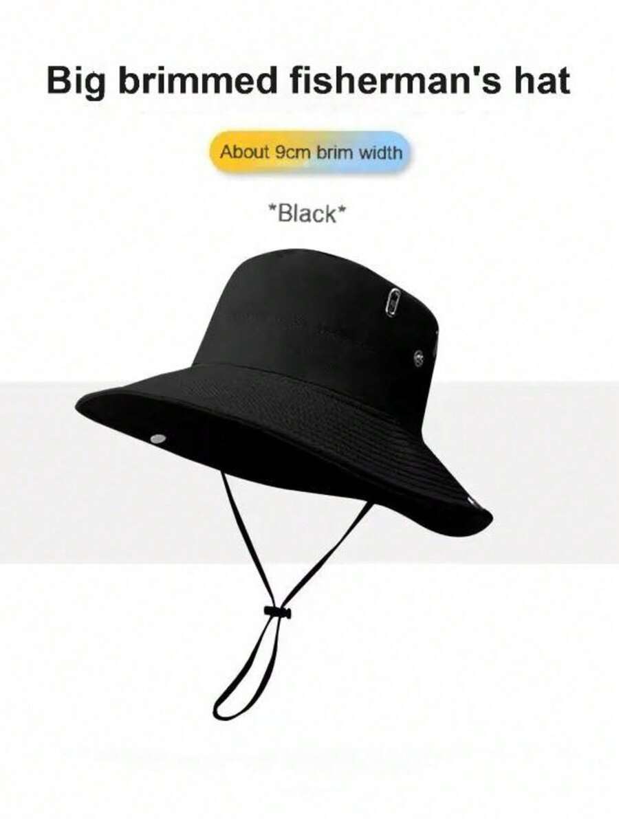 Westernhut, Männer Fischerhut, Bergsteiger Sonnenschutz Hut, Frauen Outdoor Sonnenschutz Hut, Neuer winddichter Hut für Bergwandern