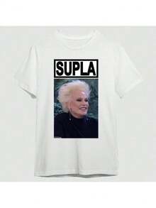 "Supla Ana Maria Braga" Meme T-Shirt Similar Unisex Joke Almost Brothers Funny - 白色 - 查看 1