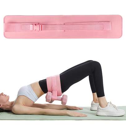 Weight Belt Dumbbell Weight Belt Adjustable Weight Training Safety Hip Thrust Weight Belt Gym Glute Bridge Assisted Belt