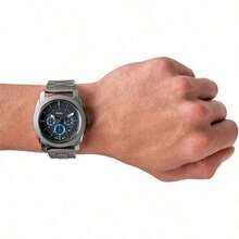 Fossil 男士石英不锈钢三针腕表，不锈钢表壳/防刮玻璃 FS4622/FS4776/FS4931 - 淺灰色 - 查看 5