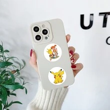 500 piezas de pegatinas de bolas de elfos Pikachu de dibujos animados Pokémon, adecuadas para niños y niñas, educación científica DIY, juguetes de dibujos animados Pikachu Pokémon, manual de cinta DIY, pegatinas decorativas impermeables para tazas, un regalo ideal para el Día del Niño y el cumpleaños de niños y niñas