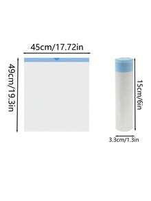 300 pezzi Sacchetti per rifiuti con laccio per cucina, bagno, camera da letto, rinforzati, senza odore, sacchetti per rifiuti monouso, sacchetti per cestini, forniture per la pulizia, uso aziendale, adatti per cucina, soggiorno, bagno, ufficio e hotel