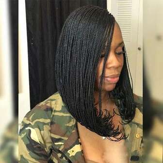 13x4 레이스 프런트 가발 짧은 매듭 없는 브레이드 가발 아프리카계 미국인용 블랙 가발 패션 트위스트 레이스 프런트 가발 여성용 데일리