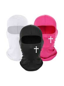 1 件/2 件拉法帽面罩，夏季清凉围脖，防紫外线摩托车滑雪围巾，男女通用 - A - 查看 10