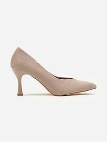 Vices Heels With Natural Leather Insole - Beige - View 3