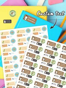 Custom Daycare Labels | Labels | School Supply Stickers | Waterproof Labels | Personalized Name Labels Back To School, Custom Name Labels, Waterproof Name Sticker Label Vinyl, Name Tags School Labels, Daycare Labels, Camp Labels