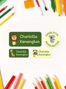 Custom Daycare Labels | Labels | School Supply Stickers | Waterproof Labels | Personalized Name Labels Back To School, Custom Name Labels, Waterproof Name Sticker Label Vinyl, Name Tags School Labels, Daycare Labels, Camp Labels