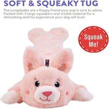 Outward Hound Scruffles Moose Plush Squeaky Dog Toy, Large - ColorF - 查看 2