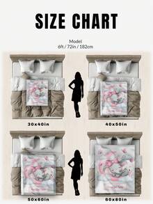 1pc Custom Name Blanket For Bed,Personalized Bedding Blanket With Name, Personalized Throws Blanket, Cute Blanket, Best K Blanket, Cozy Blanket, Family Gift, Birthday Gifts, Christmas Gifts ,Personalized Gifts, Gift For Son/Daughter, Gift For Friend - Style 1 - View 7