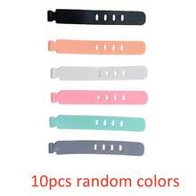 5-Hole Silicone Cable Organizer Box: Keeps Earphones, Chargers And Data Cables Neatly Stored And Easily Accessible! Reusable Silicone Cable Organizer For Storing And Managing Wires, With Straps And Multi-Functional Clips, Suitable For Food Preservation And Keeping Earphone Cords Tidy. (Random Color)