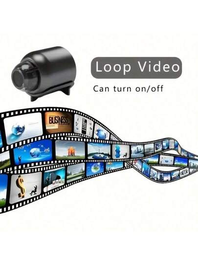 1pc Mini Slimme Wireless Security Camera, High Definition Support Wi Fi, Portable, Motion Detection, Application Control, Multi r, Audio Alarm, USB Power Supply No Battery Very Home, Office, Elderly, Children Pets Monitoring. view 7