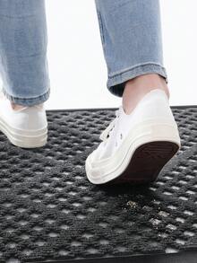 DAJIANG 1 tấm thảm cao su lót lối vào, họa tiết hình học, hình chữ nhật, tối giản, phong cách Bắc Âu, hiện đại, có lưỡi gạt, đế cao su chống trượt, không chặn cửa, dễ vệ sinh, thấm hút, thích hợp cho lối vào trong nhà và ngoài trời, thảm trang trí thảm nhà bếp trang trí Giáng sinh - Xám - Xem 9