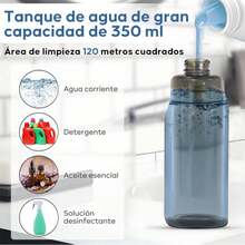 EstiloMopa En Spray, Mopa Spray En Seco Y HúMedo, Mopa Trapeador Con 400ML Atomizador, Cabezal Giratorio 360 ° , 1 Rascador, Para Hogar Suelos De Madera Y MáRmolVersióN Mejorada - 1 - Ver 7