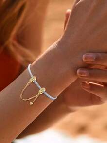 1Pc Elegant Shine Safety Chain Charm For Women Fit Bracelets Bangles DIY Jewelry Making Dating Gift Fine Ladies Jewellery - Flash Chain - View 4