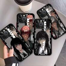 Funda de teléfono  Makima Mitaka Asa compatible con  14 13 12 Mini 11 Pro Max X XS XR 7 8 Plus 6 6s SE2022, funda de borde suave mate, compatible con funda de  17, funda de  17 Pro, funda de  17 Pro Max - F06 - Ver 3