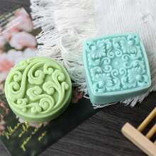 1pc Flower Silicone Mold For Soap, Candles & Resin Crafts - DIY Aroma Plaster Casting Tool With Bird & Floral Designs - Perfect For Home Decor & Gifts, Durable And Reusable - White - View 6