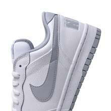 Men's Casual Shoes BIG NIKE LOW, Lightweight Comfortable Minimalist Low-Top Lace-Up Sneakers, Suitable For Daily, Travel And Sports, 355152-106 - White/Wolf Grey - View 7