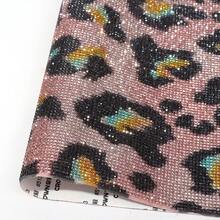 12000pcs Leopard Pattern Crystal Rhinestone Diamond Sparkly Self-Adhesive Crystal 2mm DIY Christmas Decorative Sticker Craft (Animal Pattern)