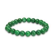 Vibe Green Jade Bracelet - Healing Wealth Bracelet - Jade Beaded Bracelet Women Men - Bring Good Luck Prosperity And Emotional Balance - Adjustable Size - 拉長石,紫水晶,黑碧璽 - 查看 9